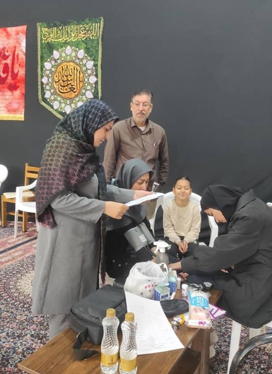 آموزش سلامت دانشجویی در درمانگاه حضرت ام‌البنین (س)